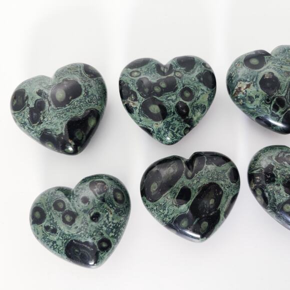 You Pick Kabamba Jasper Heart Crystal Carving Grounding Crystal - Picture 6 of 10